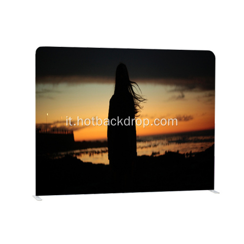 Sunset Alluminium Frame di tensione Photobooth Stand